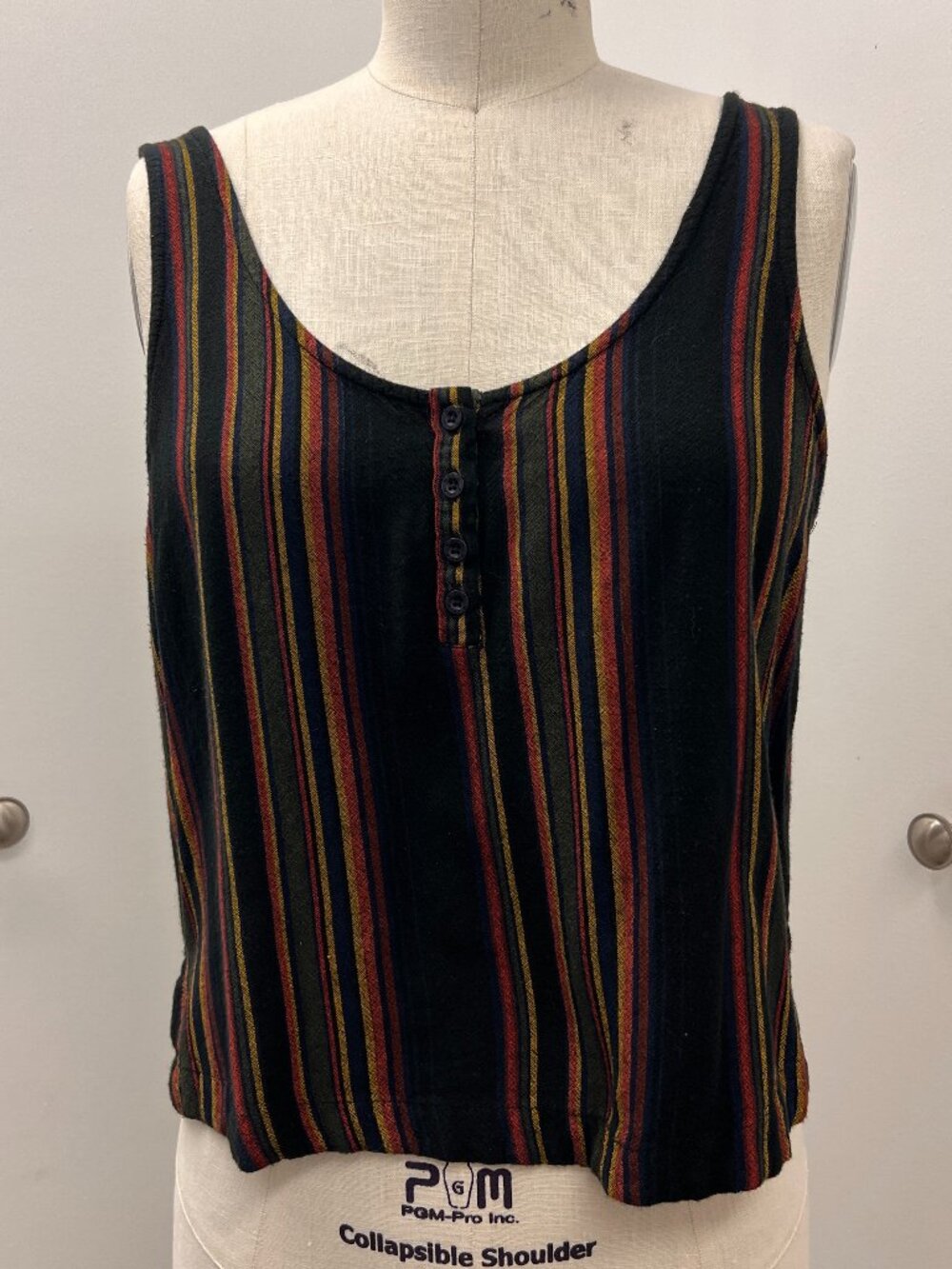 RVCA Striped Cotton Top